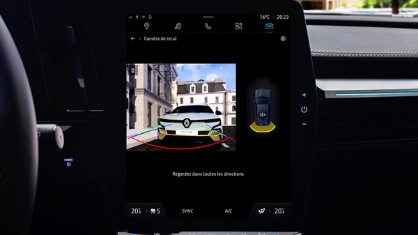 caméra de recul Megane E-tech