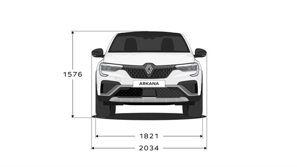 dimensions - modularité - Renault Arkana E-Tech full hybrid