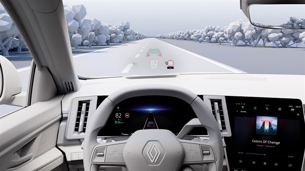 heads-up display - adas - Renault Espace E-Tech full hybrid