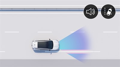 alerte de franchissement de ligne - adas - Renault Espace E-Tech full hybrid