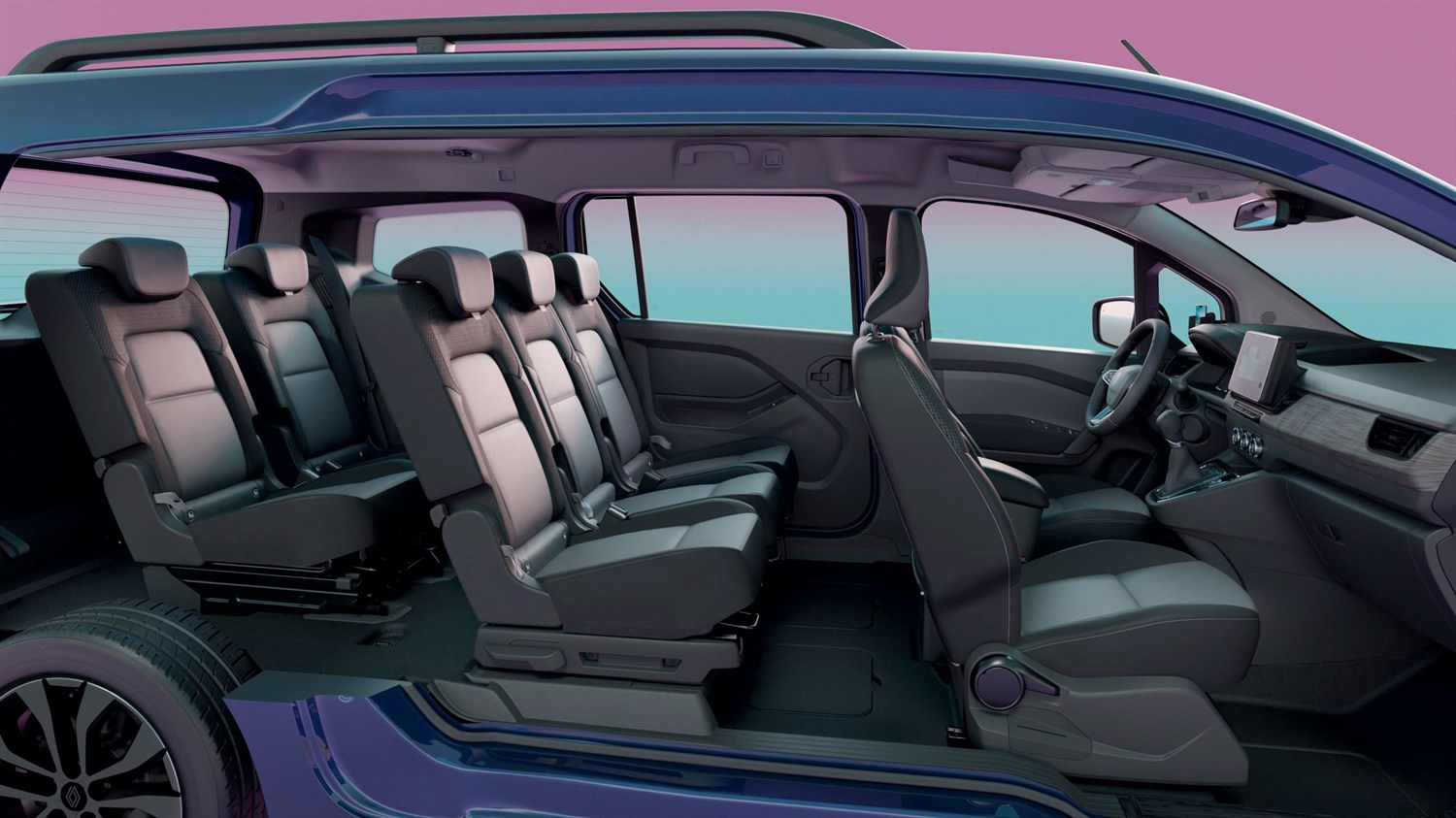 sièges modulables - modularité - Renault Grand Kangoo