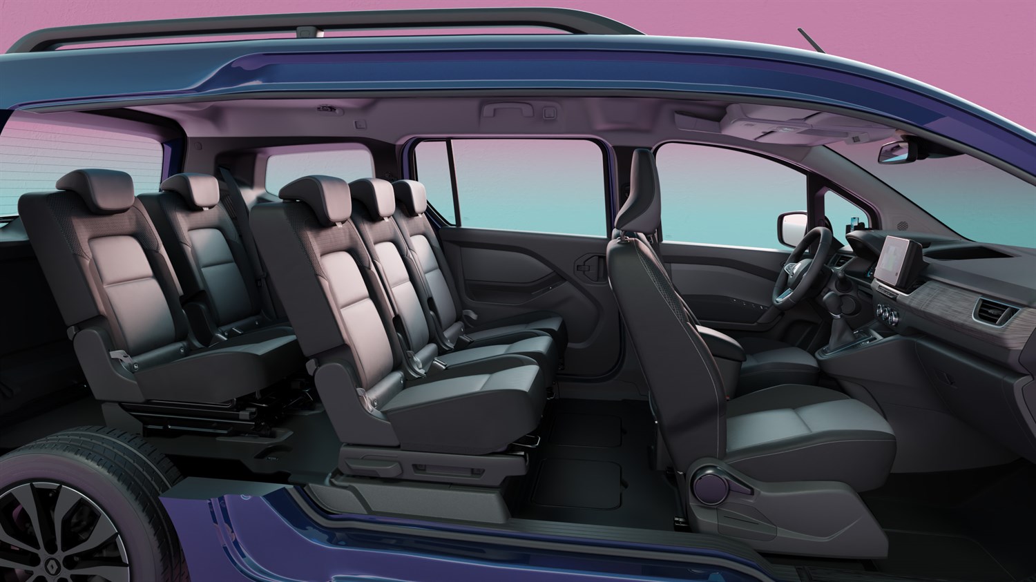 sièges modulables - modularité - Renault Grand Kangoo