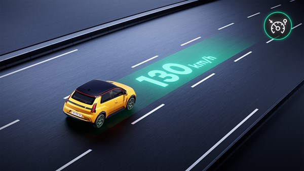 régulateur de vitesse - Renault 5 E-Tech électrique