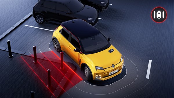 aide au parking latéral - Renault 5 E-Tech électrique