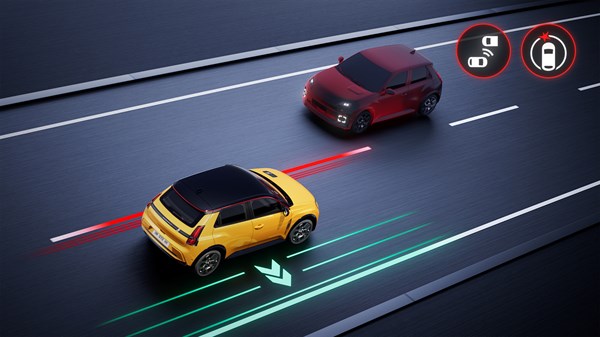détection avant et arrière - Renault 5 E-Tech electric