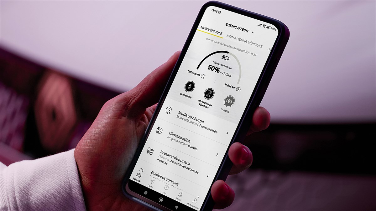 MAJ des services - Renault Scenic E-Tech 100% electric