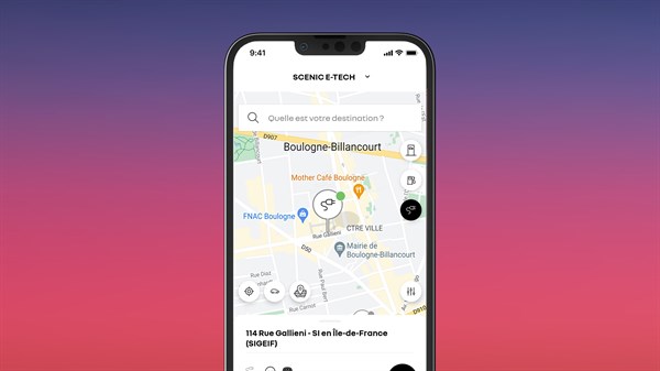 Points de recharge - Renault Scenic E-tech 100% electric