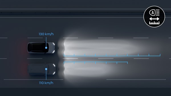 feux LED adaptive vision - Renault Scenic E-Tech 100% electric