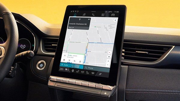 Google maps - Captur E-Tech full hybrid - Renault