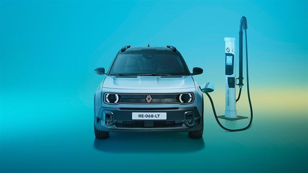 courant continu - Renault 4 E-Tech 100% électrique