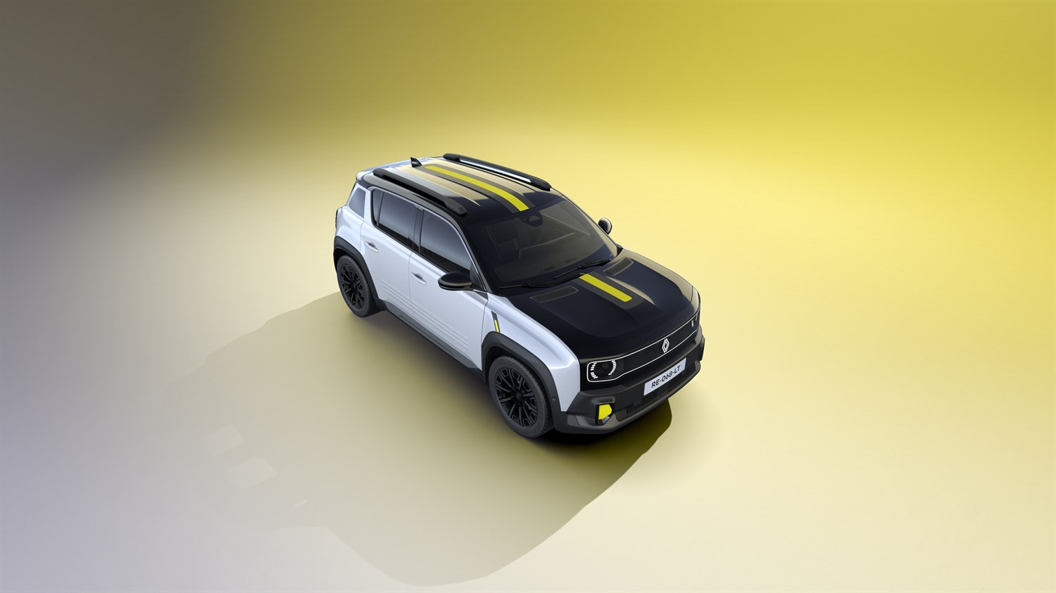 blanc glacier - Renault 4 E-Tech électrique