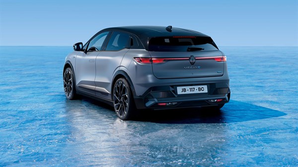 bandeau 3D moiré à l'arrière - Renault Megane E-Tech electric