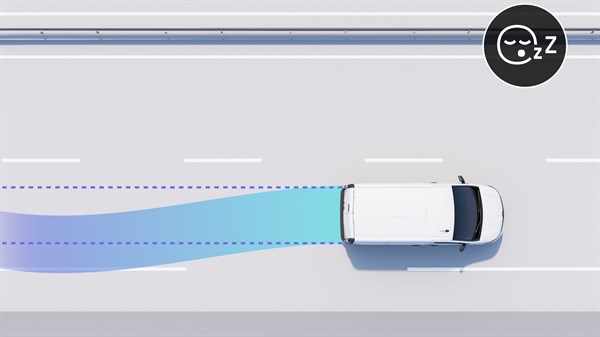 Renault Trafic Combi - alerte de détection de fatigue