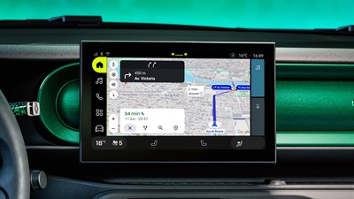 navigation en temps réel avec Google Maps - Renault Twingo E-Tech électrique