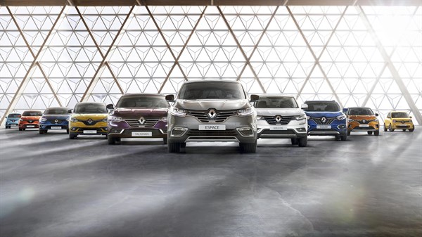 La gamme véhicules particuliers Renault