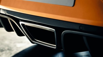 Renault MEGANE RS - focus sur double sortie d'échappement central