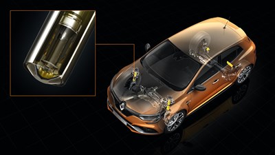 Renault MEGANE R.S.  Butées hydrauliques de compression