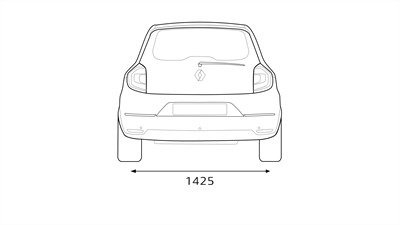 Nouvelle TWINGO dimensions 