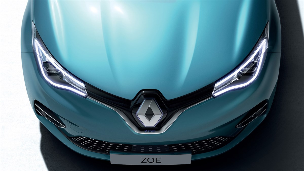 Renault ZOE Focus calandre, phares et capot