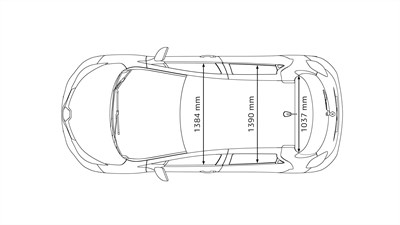 Nouvelle ZOE dimensions dessus