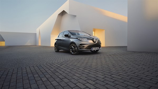 Renault ZOE face 3/4 avant