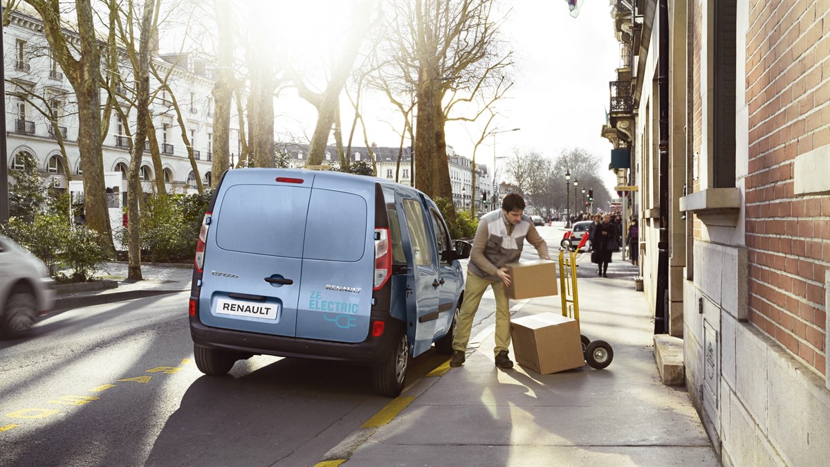 Vue arrière du Kangoo E-Tech