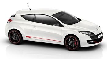 Megane R.S teinte blanche