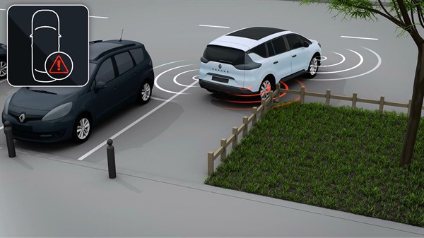 Aide au parking - schéma Renault