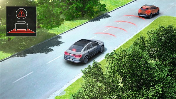 Renault - schéma alerte de distance de sécurite